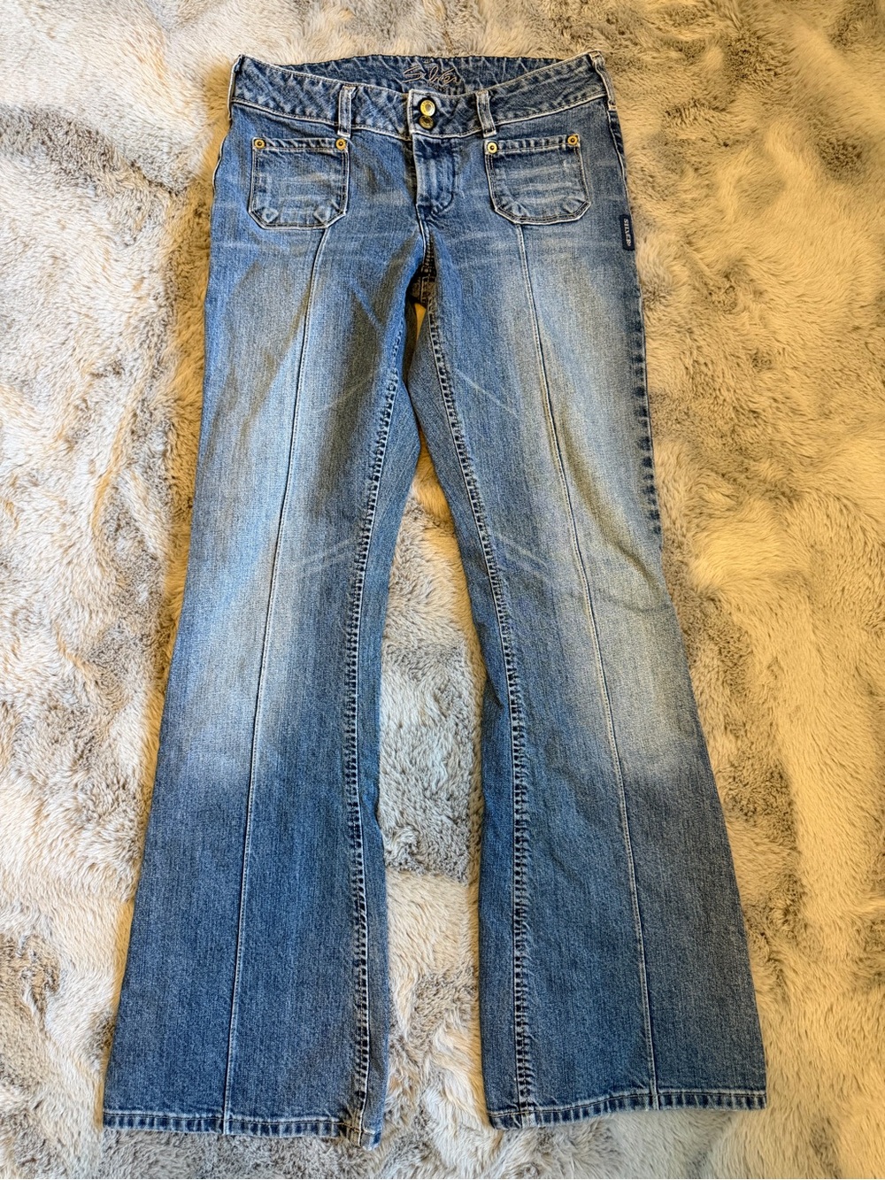 Women’s Silver Jeans Blue Flared Jeans